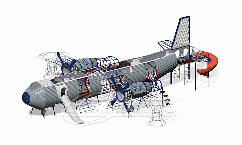 Игровой комплекс Industrial ГН-2310 Самолет.  �2